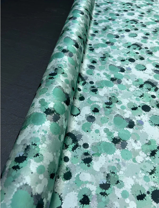 2Patterns Available Soft and Smooth Silk Satin Fabric 140CM Wide 19MM Silk Fabric for Summer Clothing Dress With Prints R351
