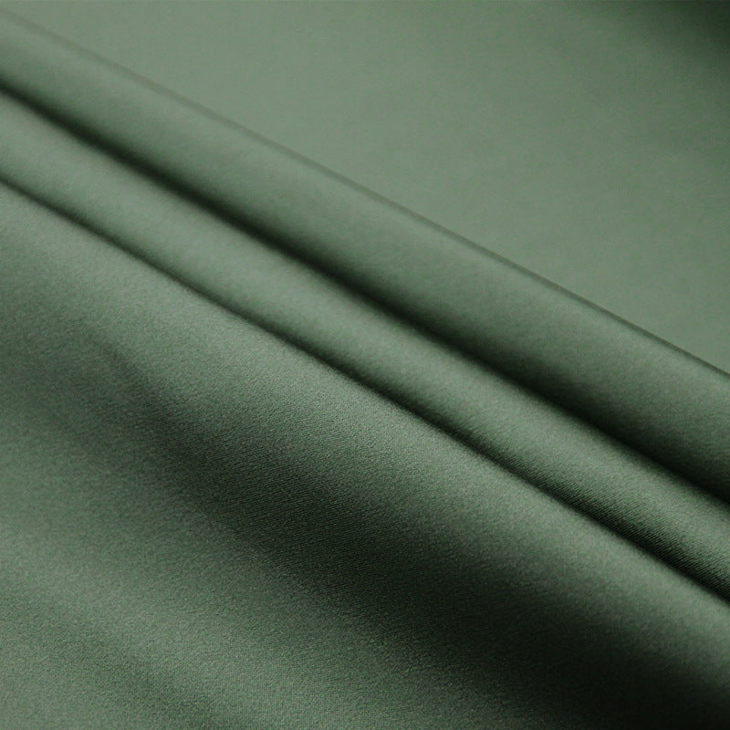 96 Colors! 55'' Wide 10MM Solid Color Thin Silk Georgette Fabric by Yard for Summer one-piece dress Shirt Clothes DIY Sewing Material F071