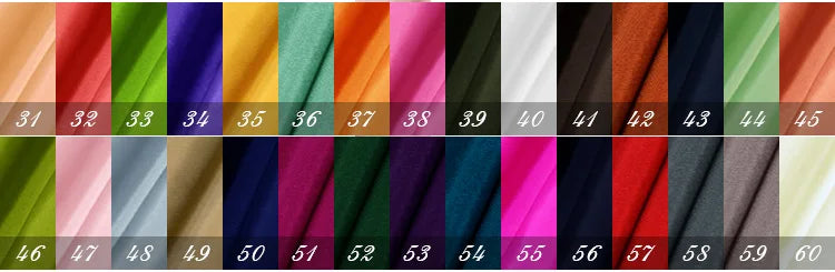 45'' Wide 8MM Thin Solid Color Blue Red Silk Habotai Fabric by Yard for Summer Dress Shirt Suit Pants Pajamas DIY Sewing Material F002
