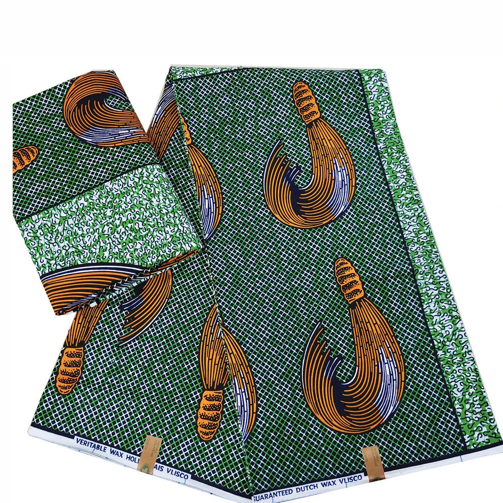 14 Patterns Prints,100% Cotton Wax Batik Fabric with African Style for Sewing Summer Clothing Sofa Curtains-6 Yards Long R1116