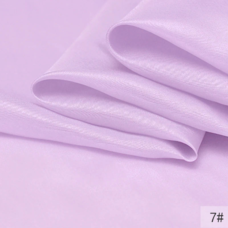 40Colors!45'' Wide 8MM Thin Solid Color Silk Fabric for Summer Dress Cheongsam Pants Pajamas Thin Silk Fabric by Yard DIY Sewing Material F129
