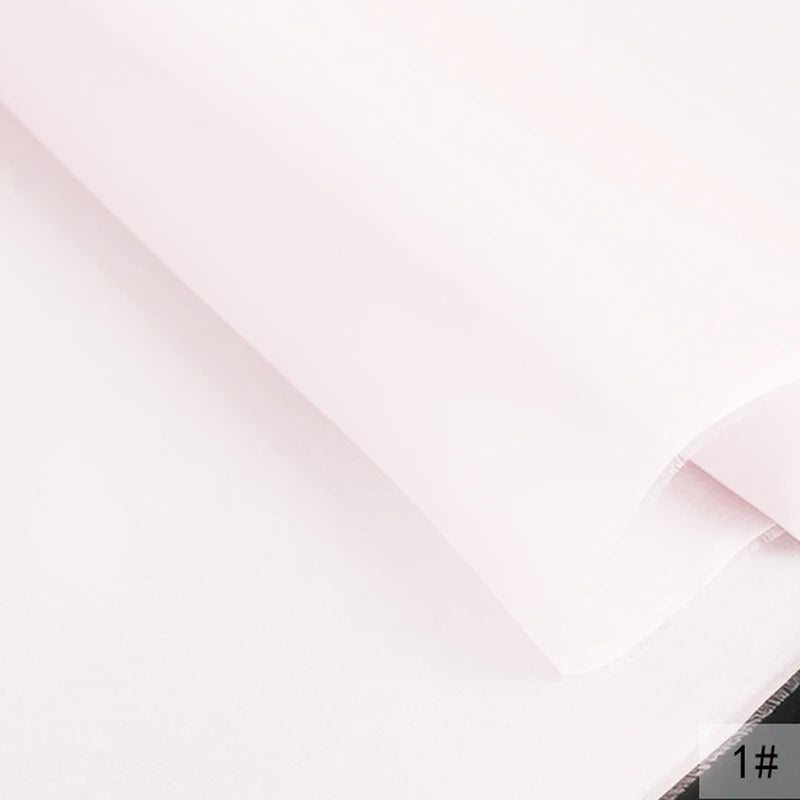 46Colors Available!55'' Wide 5MM Solid Color White Yellow Green Silk Organza Fabric by Yard for Bubble Dress DIY Clothing Stiff Thin Fabric DIY Sewing Material F111
