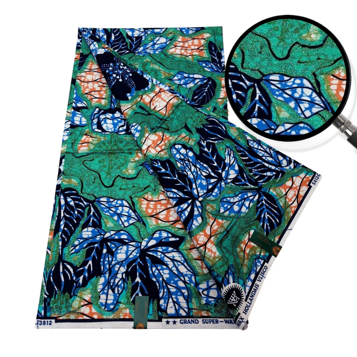 5Patterns Available Floral Printed Yellow Blue African Wax Fabric-Cotton Batik Fabric for DIY Sewing Summer Clothing Sofa R793