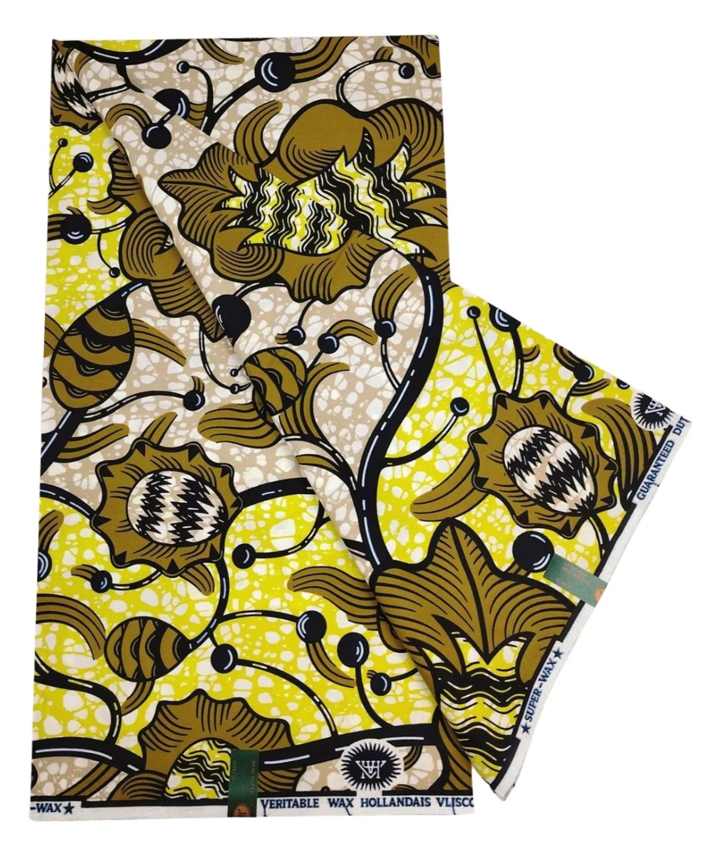 6 Yards Long,4 Colors,Cotton African Wax Batik Fabric,Ideal for DIY Sewing Cushion Covers Sofa Upholstery Summer Dress Pants Clothes R1208