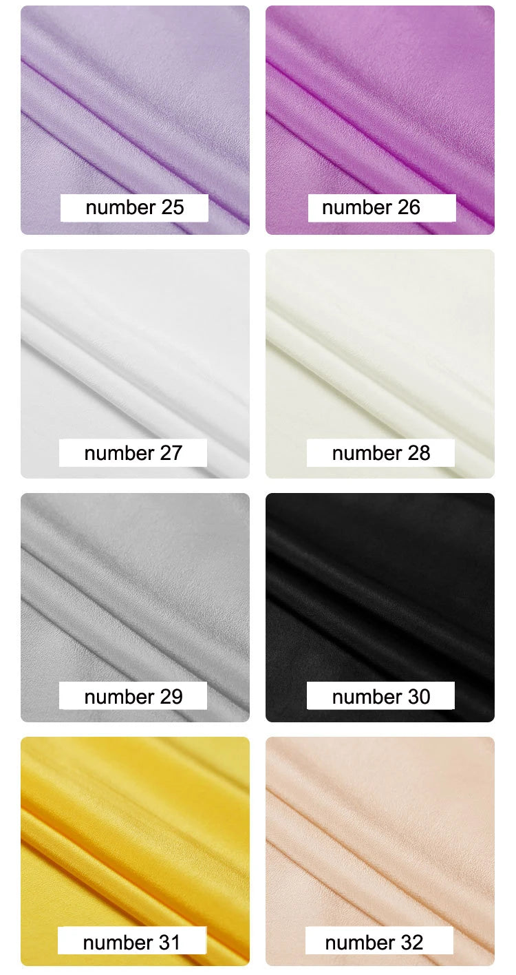 44Colors!114CM Wide 16MM Solid Color Silk Crepe de Chine Fabric for Summer Spring Dress Cheongsam Thin Soft Silk Fabric DIY Sewing Material F119