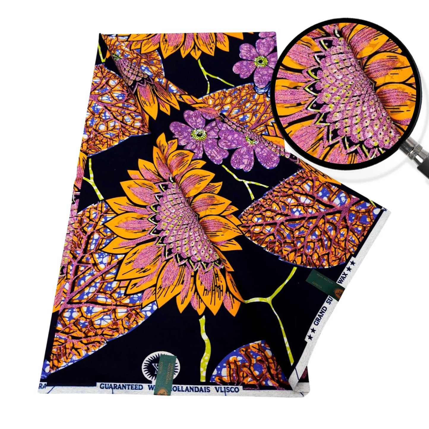 6Patterns 115CM Wide 24*24Yarns Special Printed African Wax Batik Cotton Fabric Summer Spring Clothing Cushion DIY Material R777
