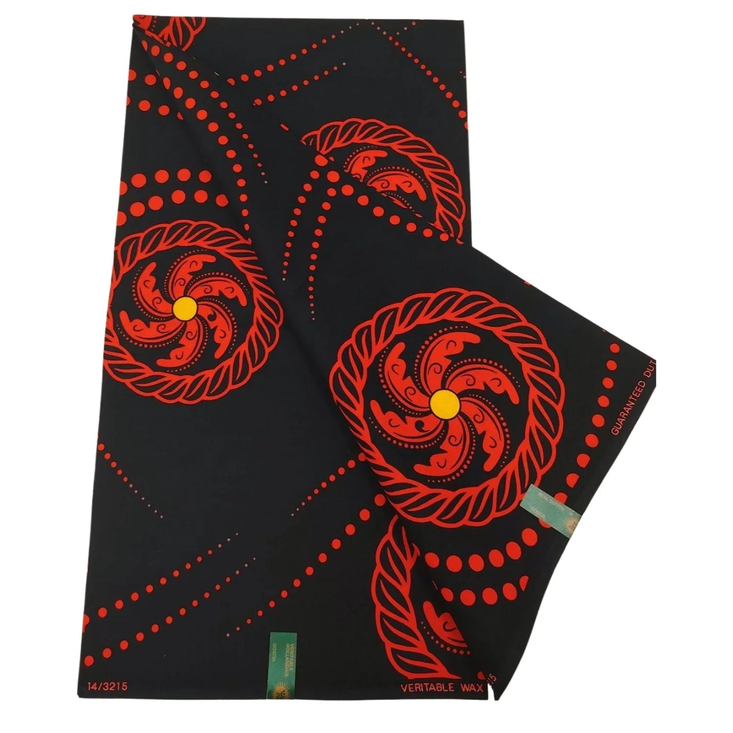 Red Purple Windmill Printed Black African Batik Fabric,6 Yards Long,Cotton Material for Summer Projects Cushion Sofa Dress Clothes R1221