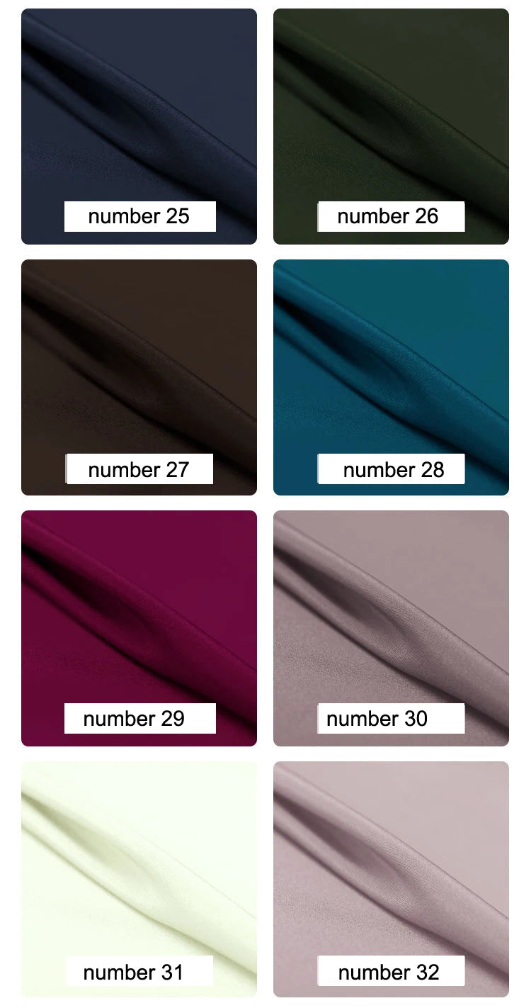 15Colors!140CM Wide 30MM Solid Color Silk Crepe de Chine Fabric for Summer Spring Dress Cheongsam Heavy Silk Fabric DIY Sewing Material F118