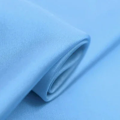 45'' Wide 8MM Thin Solid Color Blue Red Silk Habotai Fabric by Yard for Summer Dress Shirt Suit Pants Pajamas DIY Sewing Material F002