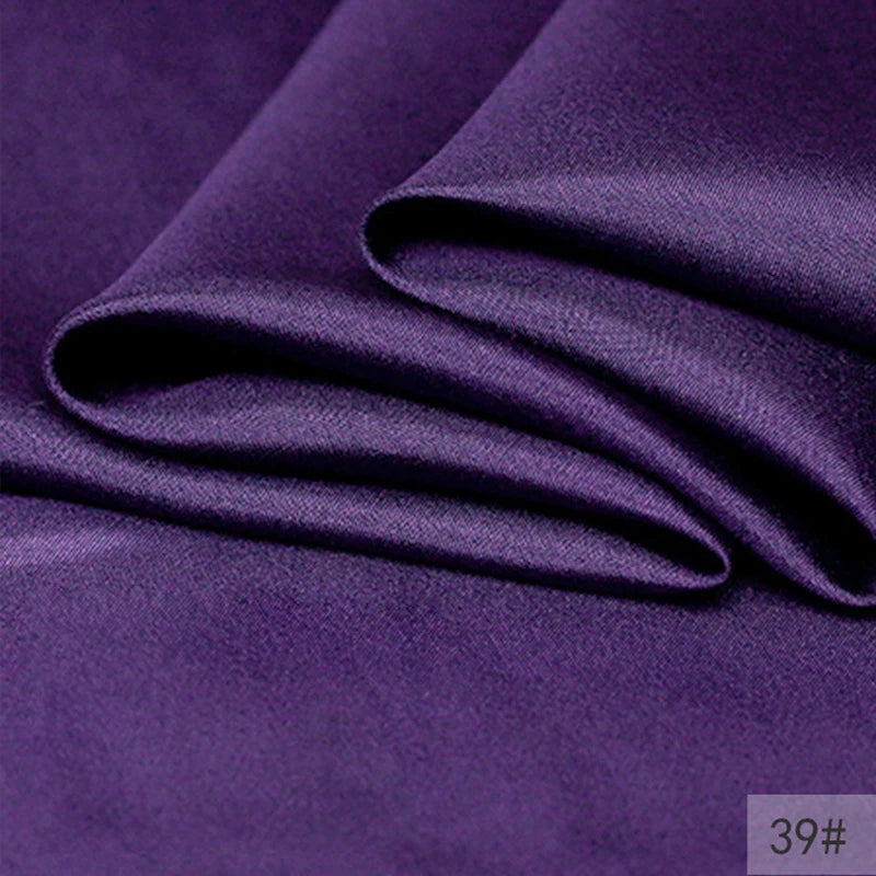 40Colors!45'' Wide 8MM Thin Solid Color Silk Fabric for Summer Dress Cheongsam Pants Pajamas Thin Silk Fabric by Yard DIY Sewing Material F129