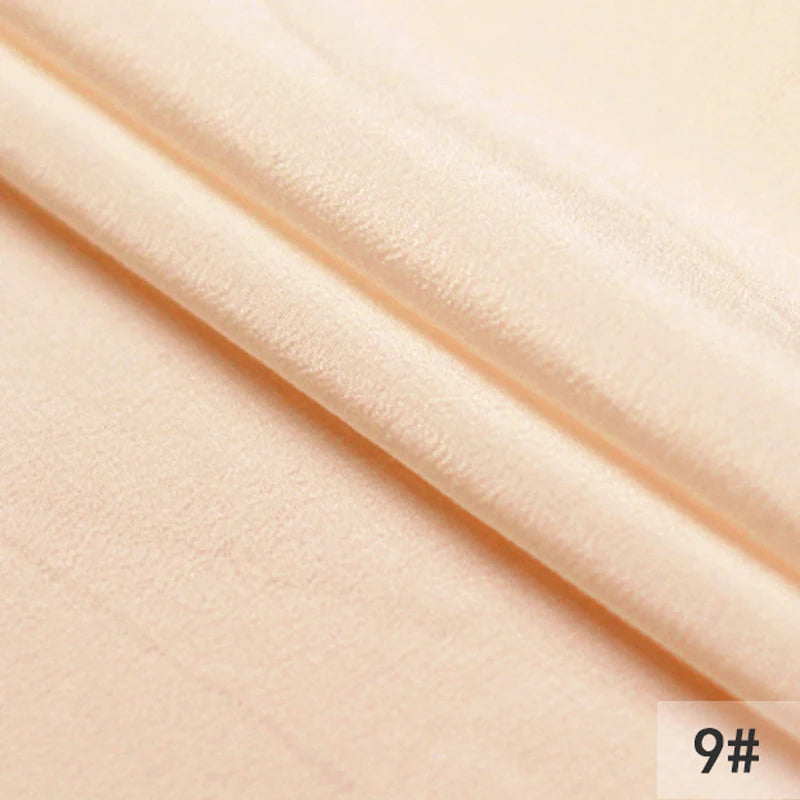 44Colors!114CM Wide 16MM Solid Color Silk Crepe de Chine Fabric for Summer Spring Dress Cheongsam Thin Soft Silk Fabric DIY Sewing Material F119