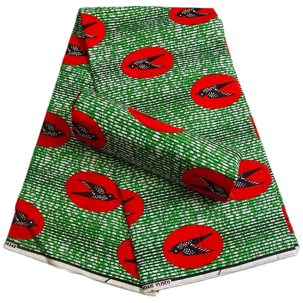 7 Patterns Prints,African Wax Batik Fabric for Summer Spring Clothes and Cushions Sofa,DIY Sewing Cotton Material-6 Yards R1114