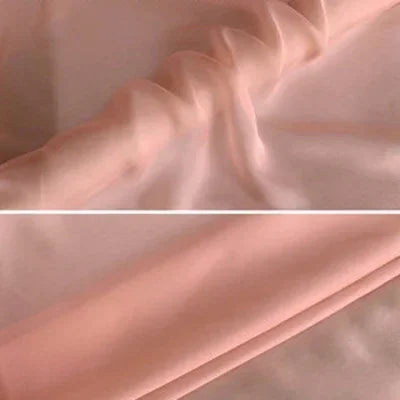 12Colors Available 55'' Wide 6MM Solid Color Thin Silk Chiffon Fabric Summer Dress Scarf by 1 Yard DIY Sewing Material X056