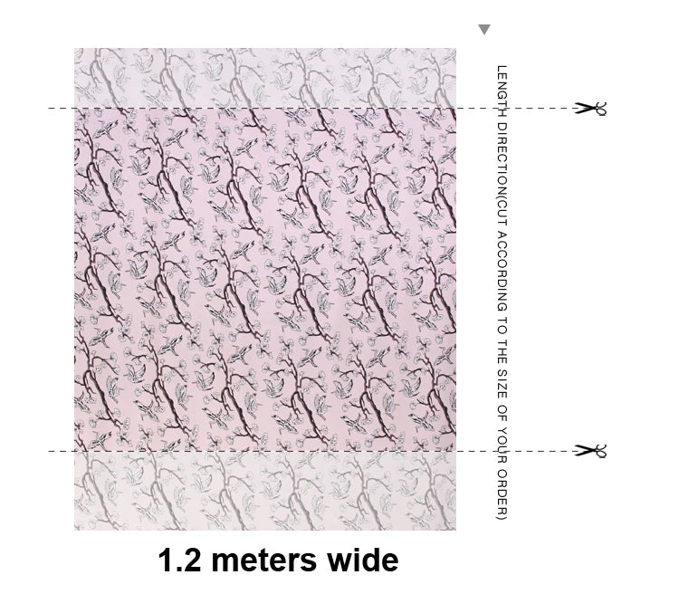 120CM Wide 19MM 93% Silk & 7% Spandex Floral Print Stretch Pink Silk Satin Fabric for Dress Cheongsam Shirt Jacket Pants,DIY Sewing Material D1174