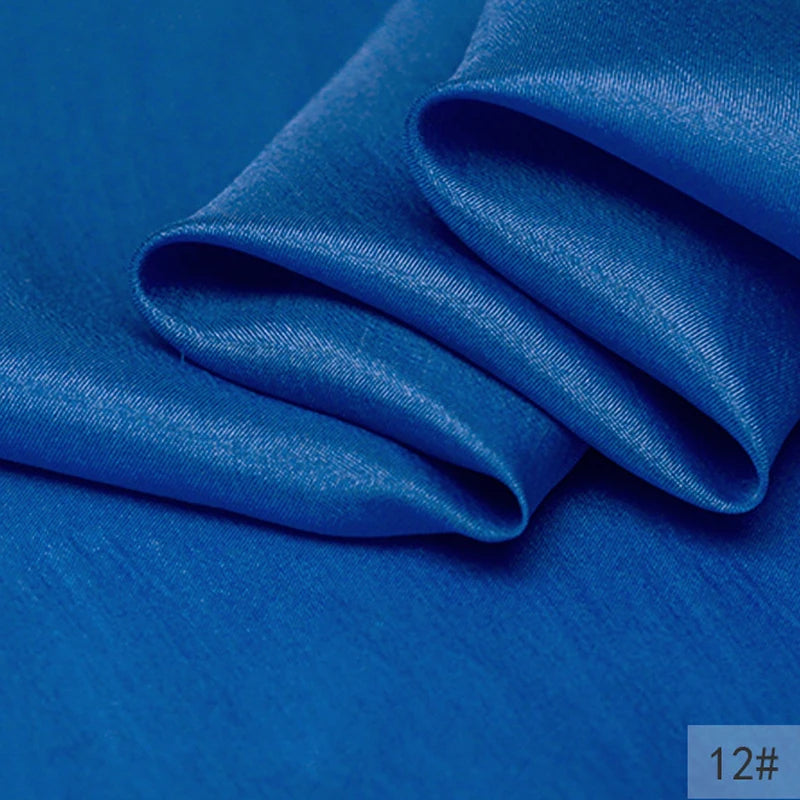40Colors!45'' Wide 8MM Thin Solid Color Silk Fabric for Summer Dress Cheongsam Pants Pajamas Thin Silk Fabric by Yard DIY Sewing Material F129