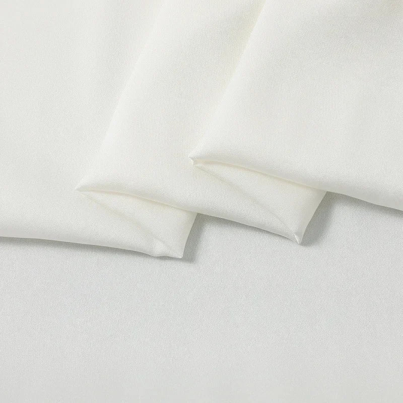 17Colors!55'' Wide 19MM Dyed Solid Color Stretch Silk Fabric for DIY Sewing Summer Dress Shirt Clothes Cheongsam Pants Y005