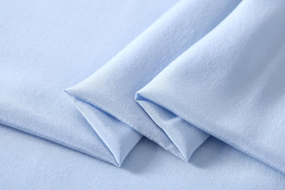 45'' Wide 16MM Solid Color Silk Crepe de Chine Fabric for Summer Soft Dress Shirt Clothes Cheongsam DIY Sewing Material Y051