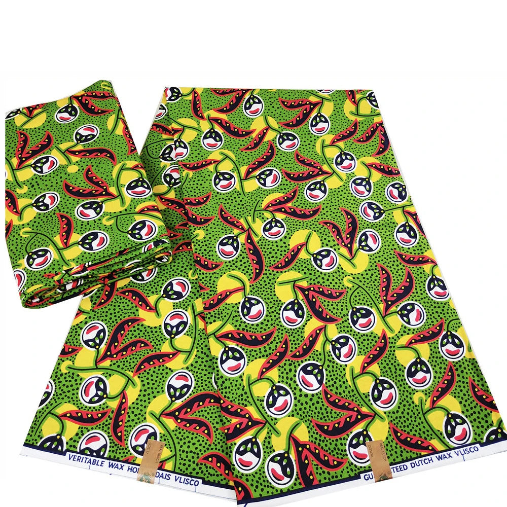 14 Patterns Prints,100% Cotton Wax Batik Fabric with African Style for Sewing Summer Clothing Sofa Curtains-6 Yards Long R1116
