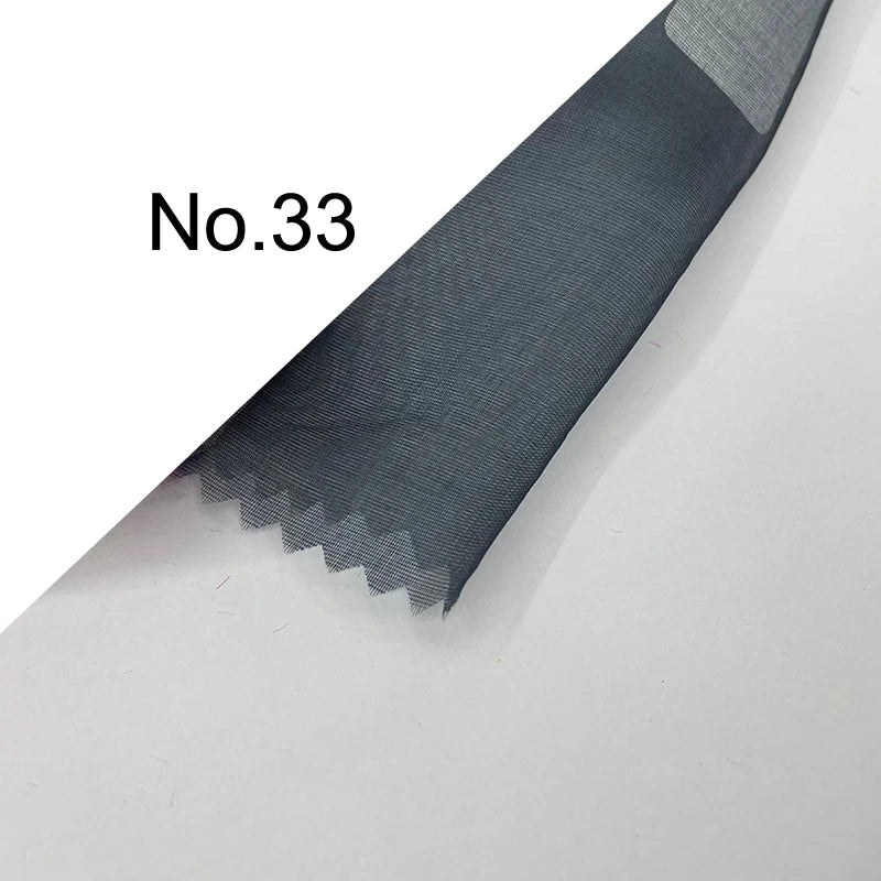 35Colors Available!43'' Wide 6MM Solid Color Silk Organza Fabric for Bubble Dress DIY Clothing Stiff Thin Fabric DIY Sewing Material F112