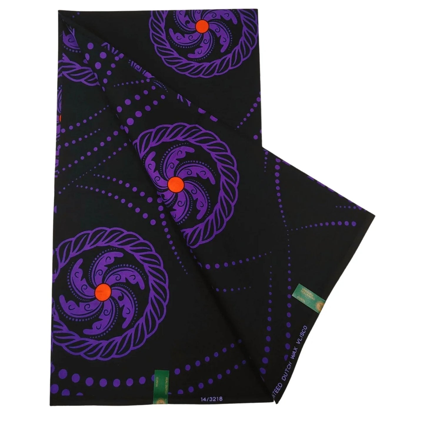 Red Purple Windmill Printed Black African Batik Fabric,6 Yards Long,Cotton Material for Summer Projects Cushion Sofa Dress Clothes R1221