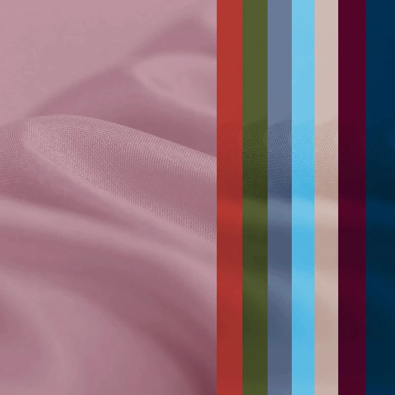 35Colors Available,45'' Wide 8MM Solid Color Silk Fabric by Yard for Sewing Summer Dress Pants Lining,DIY Thin Comfortable Sewing Material R1219