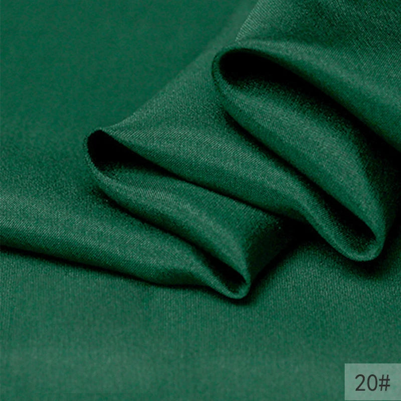 40Colors!45'' Wide 8MM Thin Solid Color Silk Fabric for Summer Dress Cheongsam Pants Pajamas Thin Silk Fabric by Yard DIY Sewing Material F129