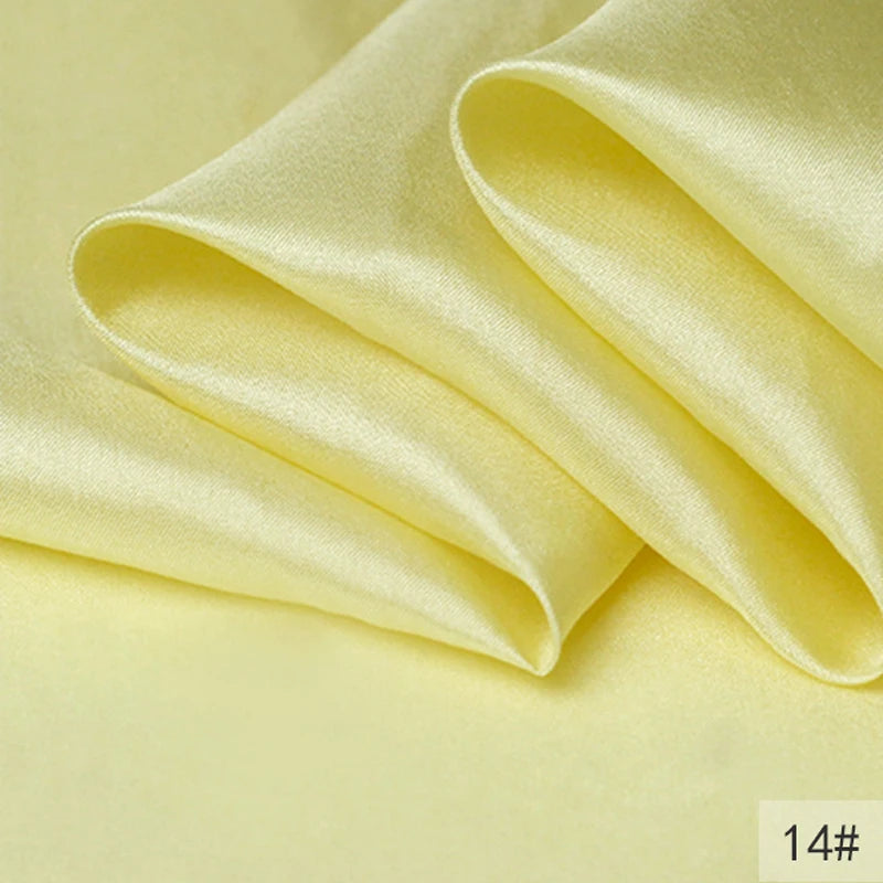 40Colors!45'' Wide 8MM Thin Solid Color Silk Fabric for Summer Dress Cheongsam Pants Pajamas Thin Silk Fabric by Yard DIY Sewing Material F129