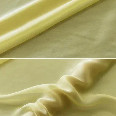 12Colors Available 55'' Wide 6MM Solid Color Thin Silk Chiffon Fabric Summer Dress Scarf by 1 Yard DIY Sewing Material X056
