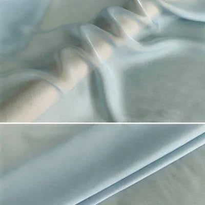 12Colors Available 55'' Wide 6MM Solid Color Thin Silk Chiffon Fabric Summer Dress Scarf by 1 Yard DIY Sewing Material X056