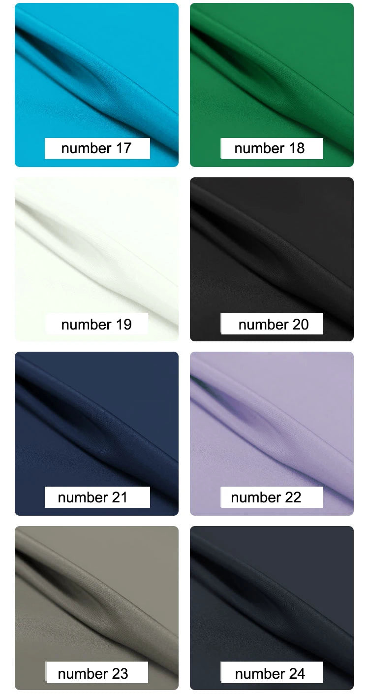 15Colors!140CM Wide 30MM Solid Color Silk Crepe de Chine Fabric for Summer Spring Dress Cheongsam Heavy Silk Fabric DIY Sewing Material F118