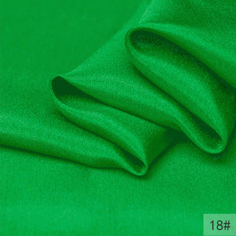 40Colors!45'' Wide 8MM Thin Solid Color Silk Fabric for Summer Dress Cheongsam Pants Pajamas Thin Silk Fabric by Yard DIY Sewing Material F129