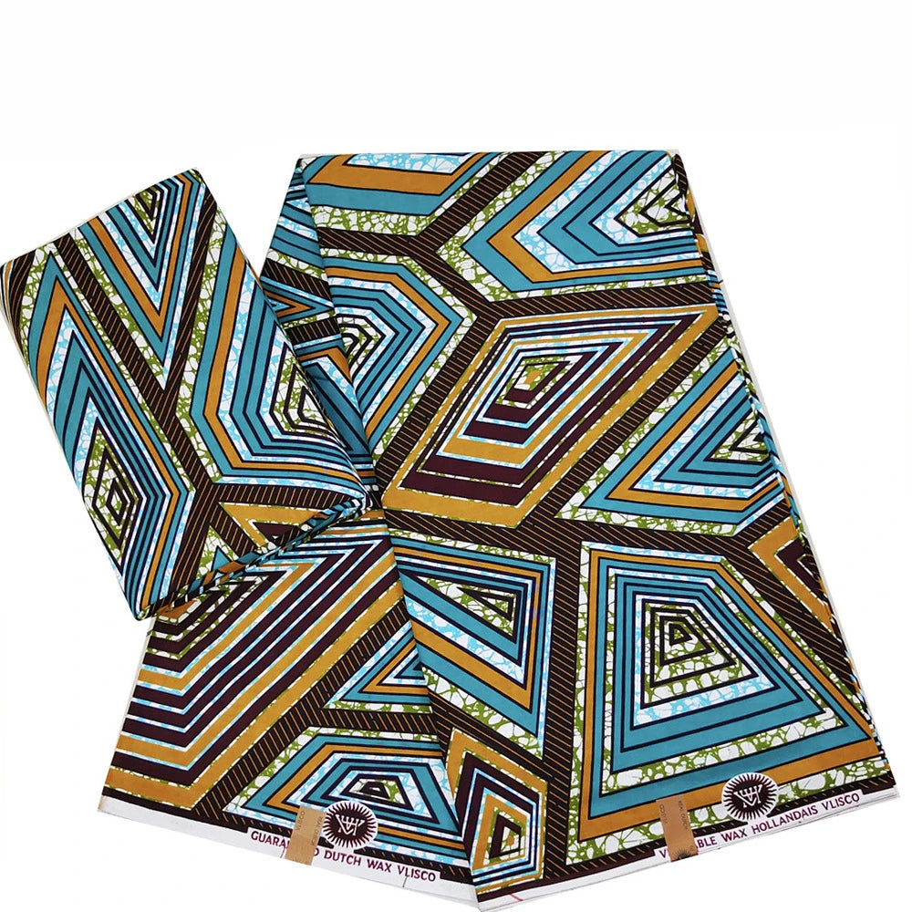 14 Patterns Prints,100% Cotton Wax Batik Fabric with African Style for Sewing Summer Clothing Sofa Curtains-6 Yards Long R1116