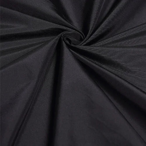 53'' Wide 127G/M Gray Black Solid Color Dupion Silk Fabric by Yard for Summer and Spring Suit Dress DIY Sewing Material C016