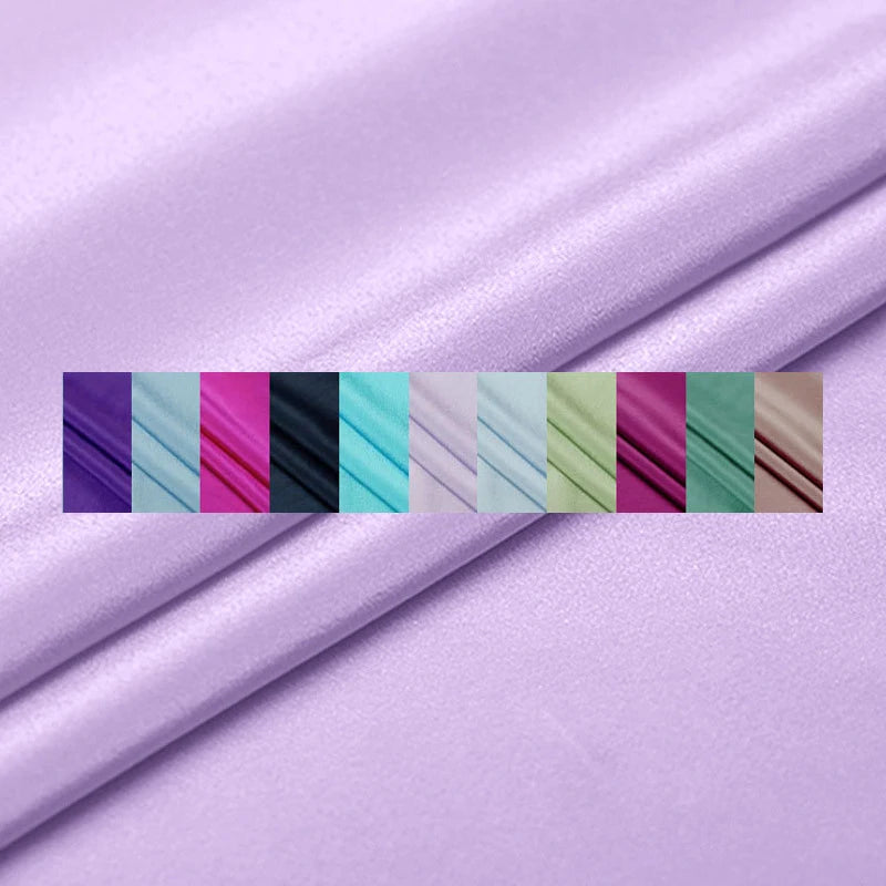 44Colors!114CM Wide 16MM Solid Color Silk Crepe de Chine Fabric for Summer Spring Dress Cheongsam Thin Soft Silk Fabric DIY Sewing Material F119