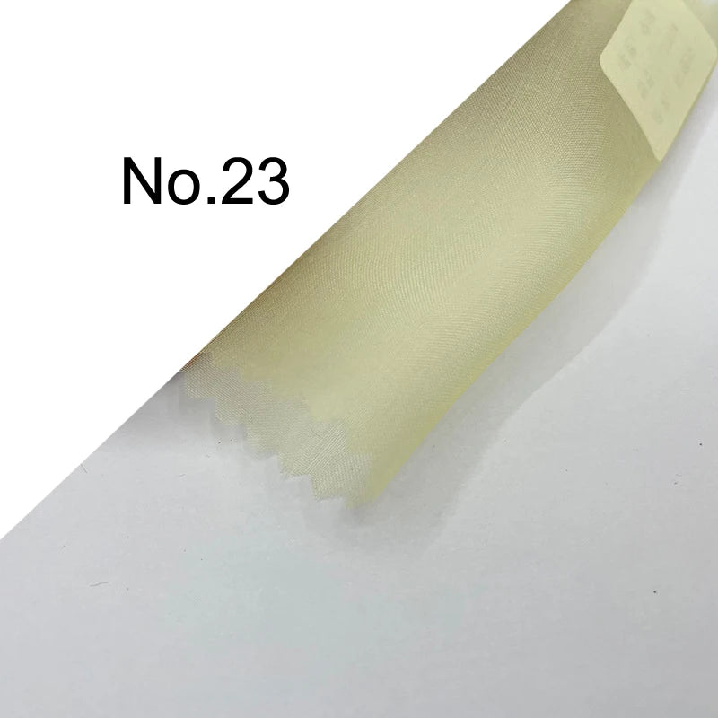 35Colors Available!43'' Wide 6MM Solid Color Silk Organza Fabric for Bubble Dress DIY Clothing Stiff Thin Fabric DIY Sewing Material F112