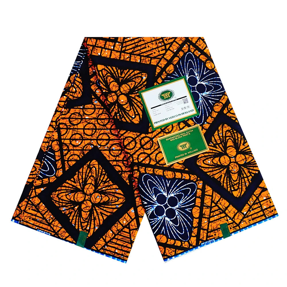 Summer Dress Pants Curtains Cushion DIY Sewing Cotton African Wax Batik Fabric-6 Yds Long 115CM Wide 11 Patterns Prints R1096