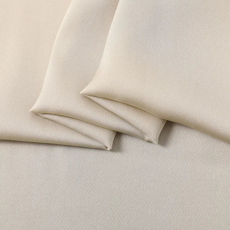 17Colors!55'' Wide 19MM Dyed Solid Color Stretch Silk Fabric for DIY Sewing Summer Dress Shirt Clothes Cheongsam Pants Y005