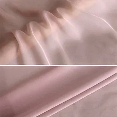 12Colors Available 55'' Wide 6MM Solid Color Thin Silk Chiffon Fabric Summer Dress Scarf by 1 Yard DIY Sewing Material X056