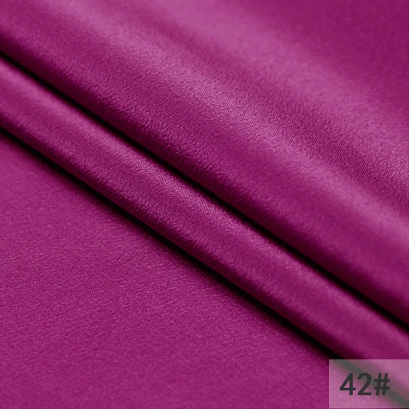 44Colors!114CM Wide 16MM Solid Color Silk Crepe de Chine Fabric for Summer Spring Dress Cheongsam Thin Soft Silk Fabric DIY Sewing Material F119