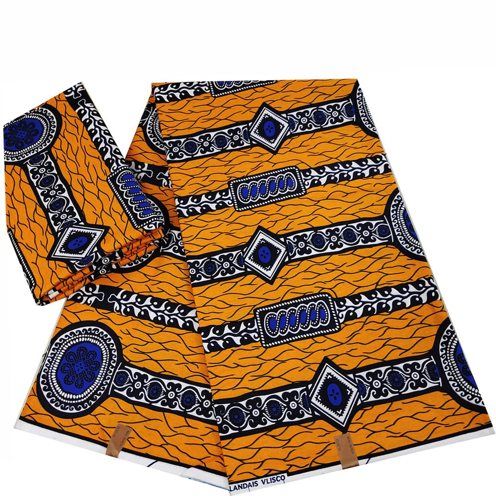 14 Patterns Prints,100% Cotton Wax Batik Fabric with African Style for Sewing Summer Clothing Sofa Curtains-6 Yards Long R1116