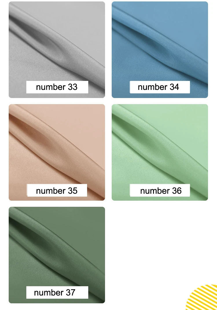 15Colors!140CM Wide 30MM Solid Color Silk Crepe de Chine Fabric for Summer Spring Dress Cheongsam Heavy Silk Fabric DIY Sewing Material F118