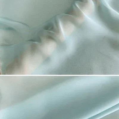 12Colors Available 55'' Wide 6MM Solid Color Thin Silk Chiffon Fabric Summer Dress Scarf by 1 Yard DIY Sewing Material X056
