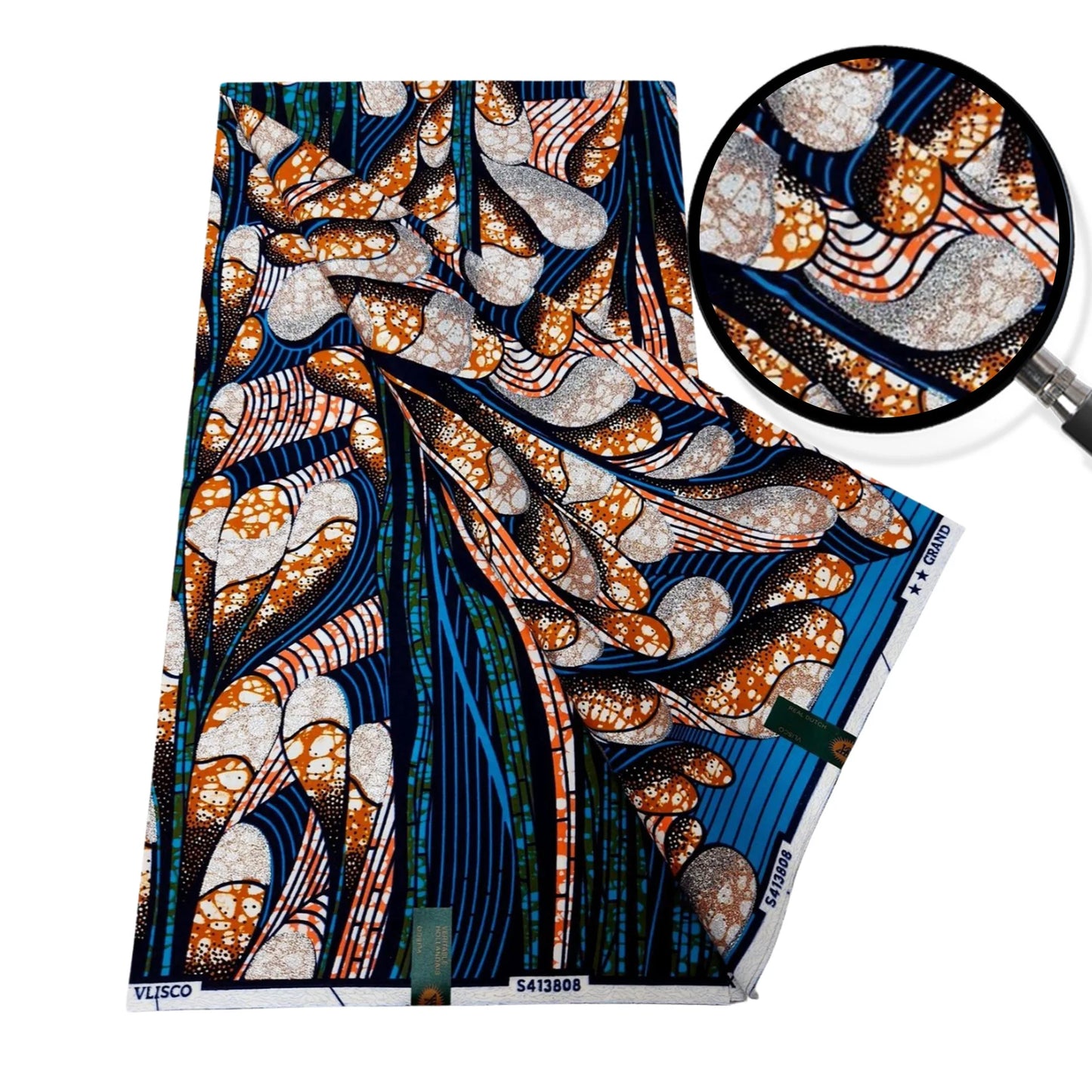6Patterns 115CM Wide 24*24Yarns Special Printed African Wax Batik Cotton Fabric Summer Spring Clothing Cushion DIY Material R777