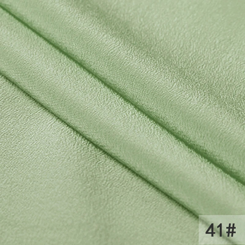 44Colors!114CM Wide 16MM Solid Color Silk Crepe de Chine Fabric for Summer Spring Dress Cheongsam Thin Soft Silk Fabric DIY Sewing Material F119