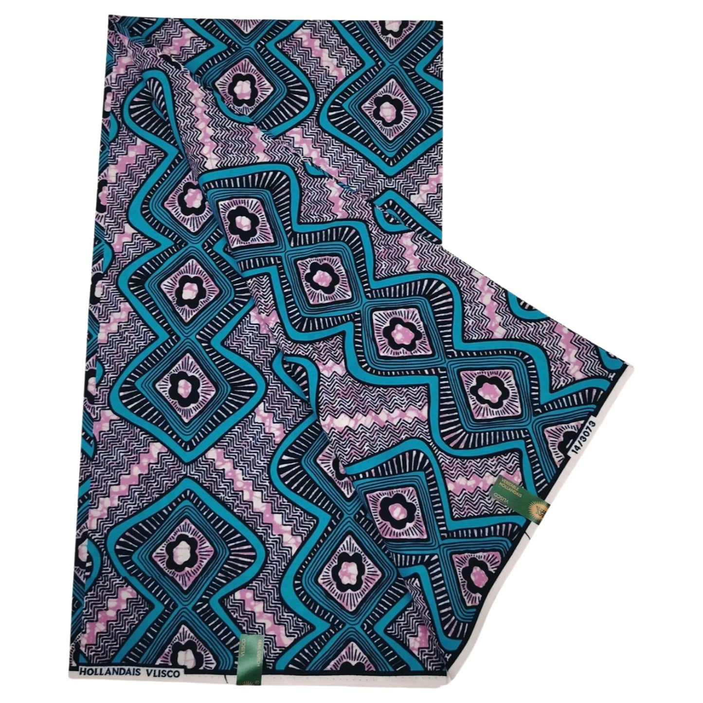 African Geometry Printed Batik Cotton Fabric,Yellow Red Wax Fabric for Cushion Clothes Curtain,6 Yards Long x 115cm Width R746