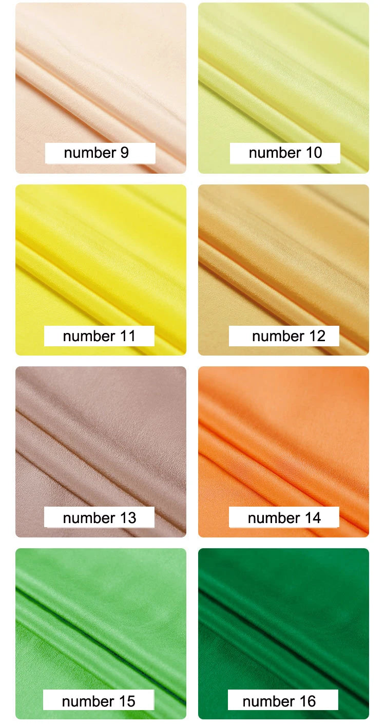 44Colors!114CM Wide 16MM Solid Color Silk Crepe de Chine Fabric for Summer Spring Dress Cheongsam Thin Soft Silk Fabric DIY Sewing Material F119