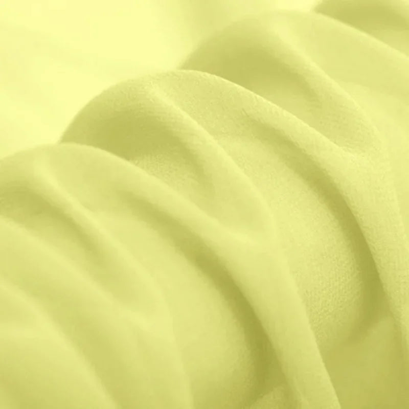 96 Colors! 55'' Wide 10MM Solid Color Thin Silk Georgette Fabric by Yard for Summer one-piece dress Shirt Clothes DIY Sewing Material F071