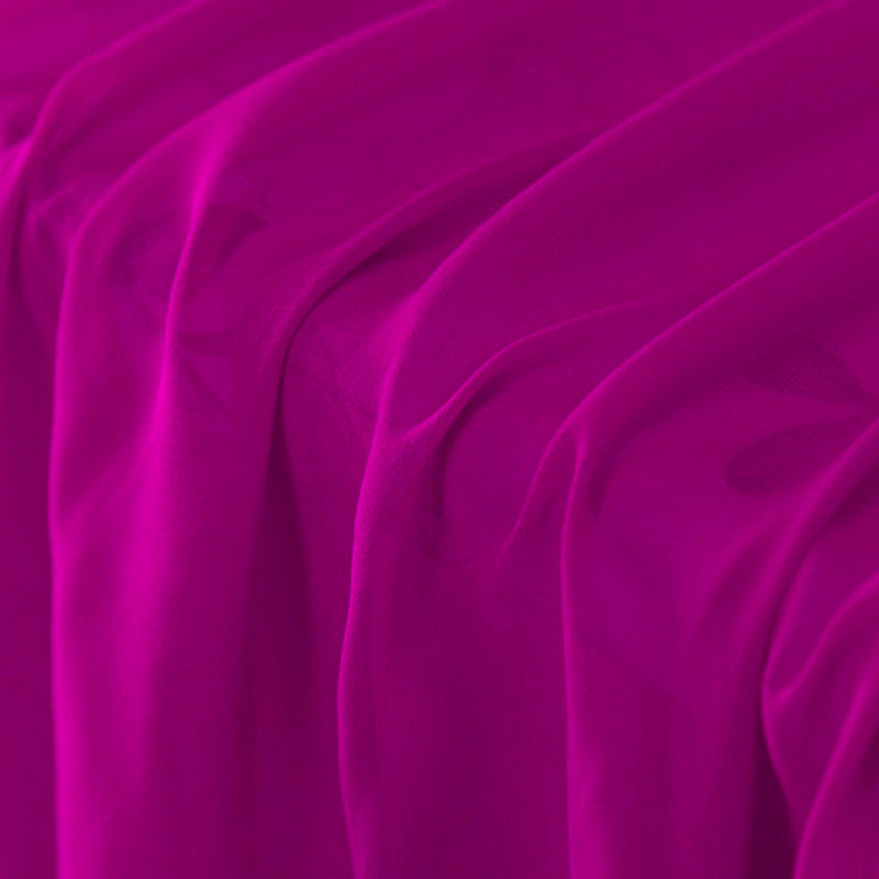 96 Colors! 55'' Wide 10MM Solid Color Thin Silk Georgette Fabric by Yard for Summer one-piece dress Shirt Clothes DIY Sewing Material F071
