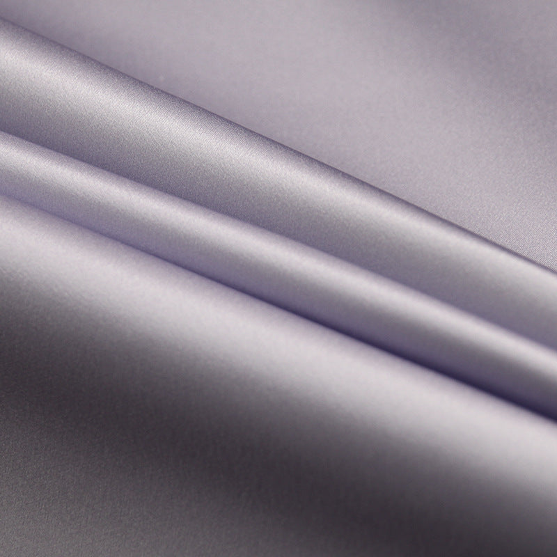 96 Colors! 55'' Wide 10MM Solid Color Thin Silk Georgette Fabric by Yard for Summer one-piece dress Shirt Clothes DIY Sewing Material F071