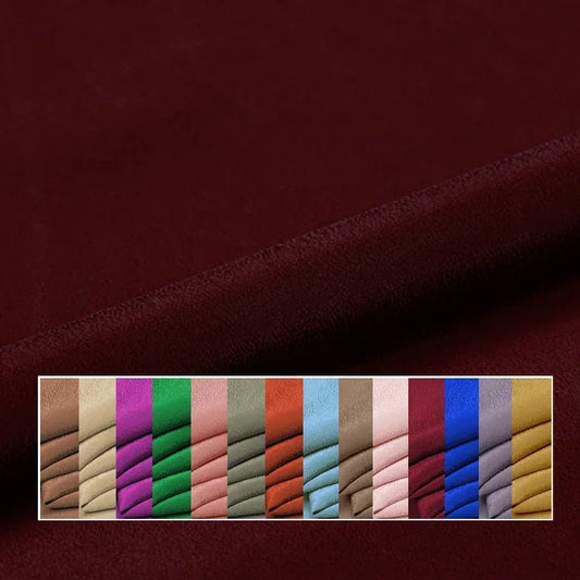 45'' Wide 30MM Solid Color Heavy Silk Crepe de Chine Fabric for Spring Autumn Dress Cheongsam Jacket Clothes Pants DIY Sewing Material for Clothing F053